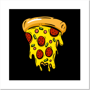 Super Slice Pizza Time Posters and Art